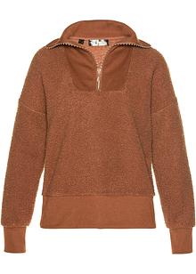 Oversized trui met vetersluitingen donkerblauw Dames Oversized trui met vetersluitingen donkerblauw Dames
