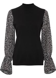 Oversized trui met vetersluitingen donkerblauw Dames Oversized trui met vetersluitingen donkerblauw Dames