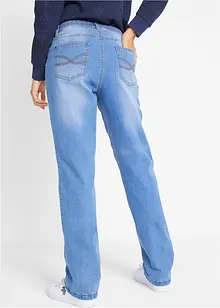 Thermojeans met mid waist, straight, bonprix