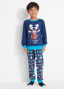 Kinderen kerst pyjama van biologisch katoen (2-dlg.), bonprix