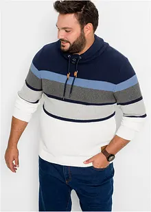 Trui met hangende col van puur katoen, bonprix