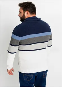 Trui met hangende col van puur katoen, bonprix