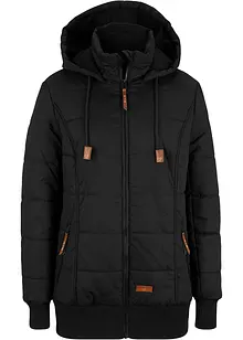 Outdoor jas met imitatieleren details, bonprix