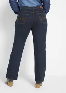 Mid waist stretch jeans, straight, bonprix