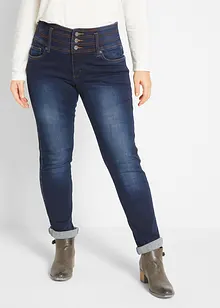 Corrigerende slim fit jeans, high waist, bonprix