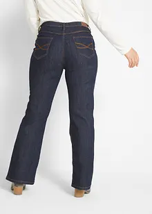 Stretch jeans mid waist, bootcut, bonprix