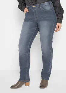 Ultra soft mid waist jeans, straight, bonprix