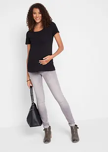 2-in-1 zwangerschapsshirt / voedingsshirt (set van 2), bonprix