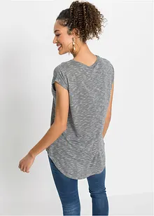 Longshirt met tekstprint in reliëf, bonprix