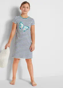 Nachthemd van katoen met korte mouwen (set van 2), bonprix