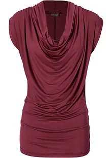 Shirt met watervalhals, bonprix