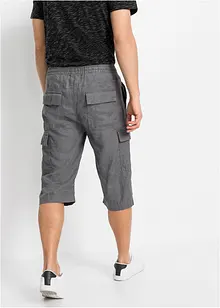 Cargo instapbermuda met linnen, bonprix