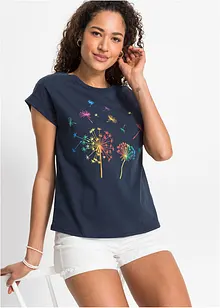 T-shirt met bloemenprint, bonprix