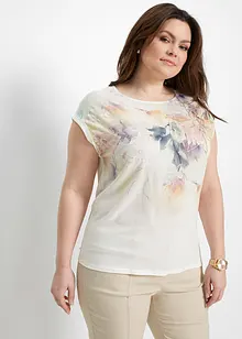 Blouse met bloemenprint, bonprix