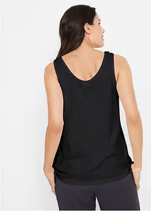 Katoenen top met knoopdetails, bonprix