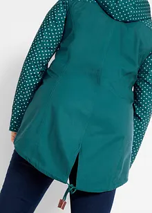 Bedrukte softshell jas, slanke pasvorm, waterafstotend, bonprix