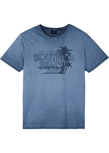 T-shirt in washed out look van biologisch katoen, bonprix