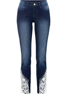 Skinny jeans met kant, bonprix