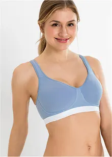 T-shirt bh zonder beugels (set van 2) met biologisch katoen, bonprix