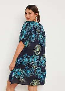 Transparante strandtuniek met V-hals, bonprix