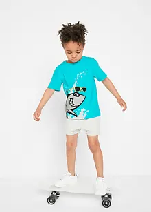 Kinderen T-shirt (set van 2) van biologisch katoen, bonprix