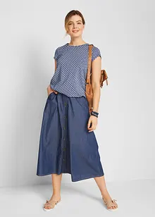 Shirt met print en minimouwen (set van 2), bonprix