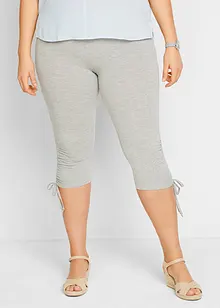 Capri legging met plooitjes (set van 2), bonprix