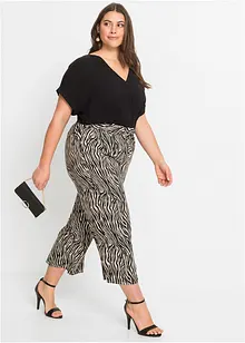 Gedessineerde culotte van soepele viscose, bonprix