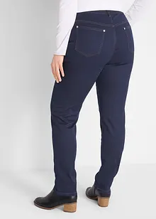 Twill broek met stretch en comfortband, slim fit, bonprix