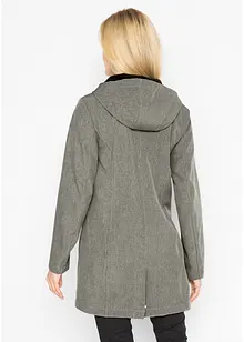 Softshell parka met capuchon, bonprix