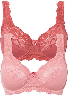Minimizer bh met gewatteerde bandjes (set van 2), bonprix