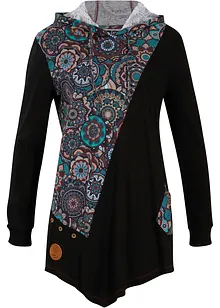 Puntig toelopend shirt van puur katoen, bonprix