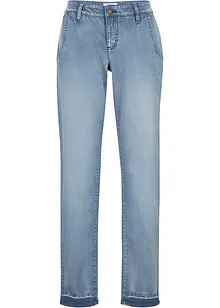 Soft stretch jeans in chinostijl, cropped, bonprix