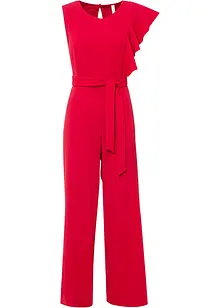 Jumpsuit met strikceintuur, bonprix