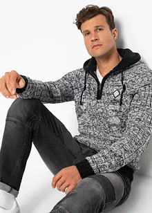 Hoodie, slim fit, bonprix