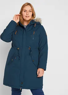 Winterparka met capuchon en imitatiebont, bonprix