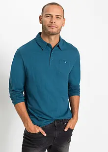 Poloshirt, lange mouw (set van 2), bonprix