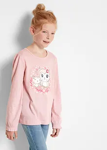 Meisjes longsleeve (set van 2), bonprix