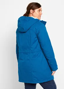 Outdoor parka met teddy fleece en capuchon, waterdicht, bonprix