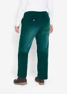 Stretch corduroy broek, wijd, bonprix