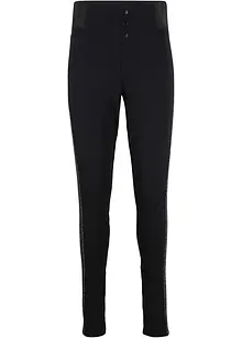 Punto di roma legging met glinsterende tapes, bonprix