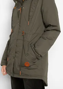 Gewatteerde parka met imitatiebont, bonprix