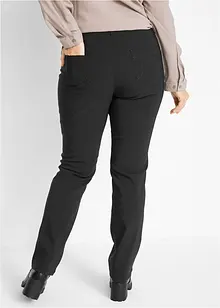 Bengaline stretch broek, straight, bonprix