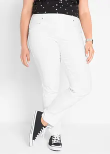 Bengaline stretch broek, straight, bonprix