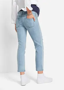 Cropped zwangerschapsjeans met destroyed effecten, bonprix