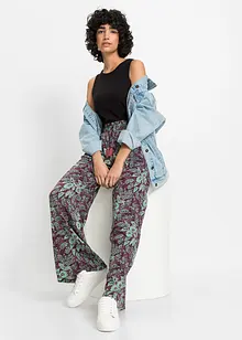 Palazzo broek van soepele viscose, bonprix