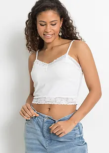 Cropped top met kant (set van 2), RAINBOW