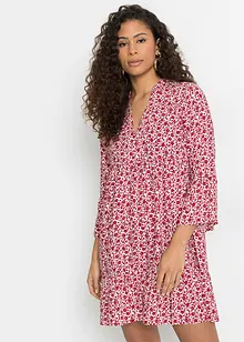 Jurk met volants van viscose, bonprix