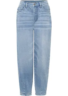 Barrel jeans met high waist en biologisch katoen, bonprix