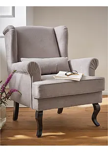 Oorfauteuil met gedraaide poten, bonprix